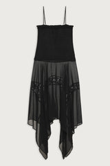 Night Princess Maxi Dress Black