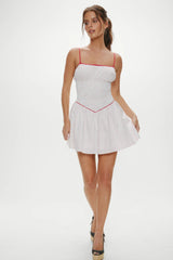 Coast Cotton Mini Dress Red Dot