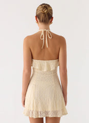 Every Second Mini Dress Ivory