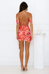 Vividly Iconic Off Shoulder Mesh Maxi Dress Pink