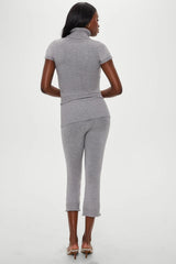 Milo Knit Capri Pants Cloud Cover