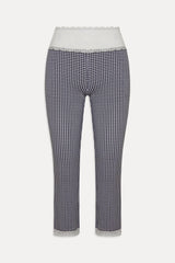 Nikki Gingham Capri Pants Midnight Wishes
