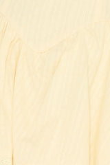 On Some Nights Strapless Mini Dress Yellow