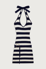 Dolly Knit Mini Dress Sea Stripe