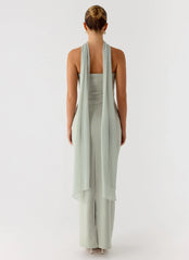 Libra Maxi Dress Pastel Sage