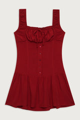 Christa Ruffle Mini Dress Romance