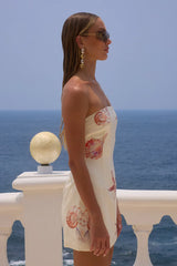 IBIZA MINI DRESS SAND SEASHELL