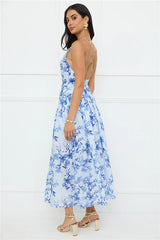 Deep Dive Maxi Dress Blue