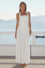 ODINA SQUARE NECK MAXI DRESS IVORY