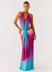 After Bloom Maxi Dress Disco Ombre