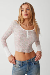 Cabin Long Sleeve Waffle Shirt Baby Blanket