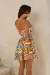HENERIETTA MINI DRESS PHAEDRA PRINT