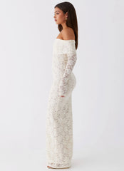 Yours Always Lace Maxi Dress Ivory