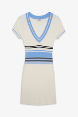 Uptown Knit Mini Dress Hampton Stripe