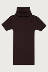Elle Ribbed Cloud Knit Sweater Mocha
