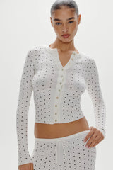 Lenon Button Up Knit Sweater Belle of the Ball