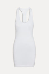 x JENNIE Bianca Cotton Mini Dress Optic White