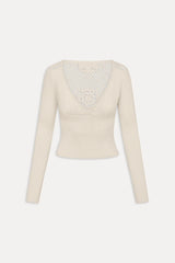Arlo Crochet Knit Shirt Bunny