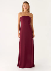 Jiana Maxi Dress Merlot