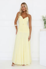 Lemonade Sunshine Maxi Dress Yellow
