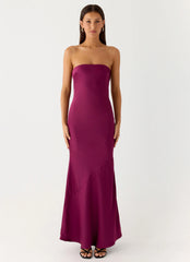 Endless Nights Maxi Dress Plum