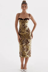 floral print midi dress
