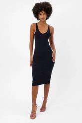 Sterling Terry Midi Dress Black