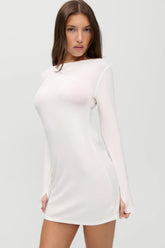 x JENNIE Kim Mini Dress Coconut Cream