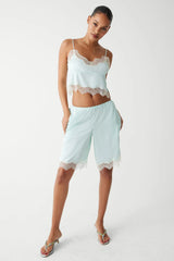 Snuggle Satin Camisole Pistachio