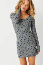 Lumi Waffle Mini Dress Apres Ski