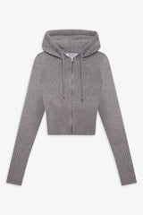 Aimee Zip Up Hoodie Rain Cloud