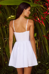 HENRIETTA MINI DRESS WHITE