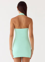 Vedetta Mini Dress Aqua