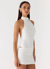 On My Way Mini Dress White