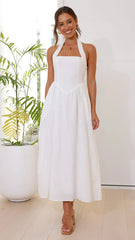 Caden Maxi Dress White