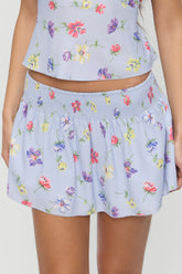 Clover Mini Skirt Fresh Florals