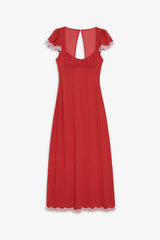 Rosalyn Polka Dot Maxi Dress Ladybug
