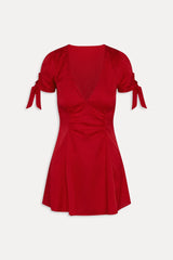 Ella Satin Mini Dress Heartstrings