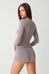 Providence Cloud Knit Sweater Dark Pearl
