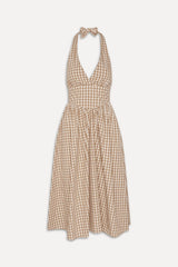 x BELLA HADID Prairie Midi Dress Rodeo Gingham