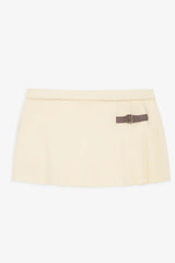 Carver Cloud Knit Pleated Skort French Vanilla
