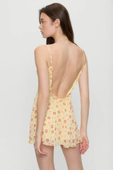 Josie Floral Mini Dress Sparklers