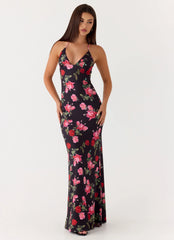 Lorrieanne Maxi Dress Midnight Bloom