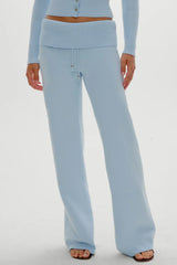Dawson Knit Fold Over Pants Daydream