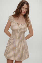 x BELLA HADID Mustang Mini Dress Rodeo Gingham