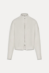 Bea Cloud Knit Zip Up Sweater Honeymoon