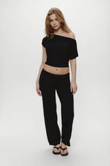 Mellow Knit Pants Black