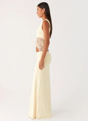 Love Motion Maxi Dress Lemon