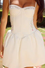 SOCORA MINI DRESS WHITE