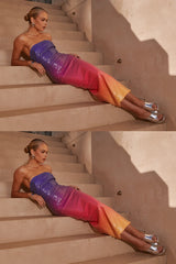 MALIBU MIDI DRESS SUNSET